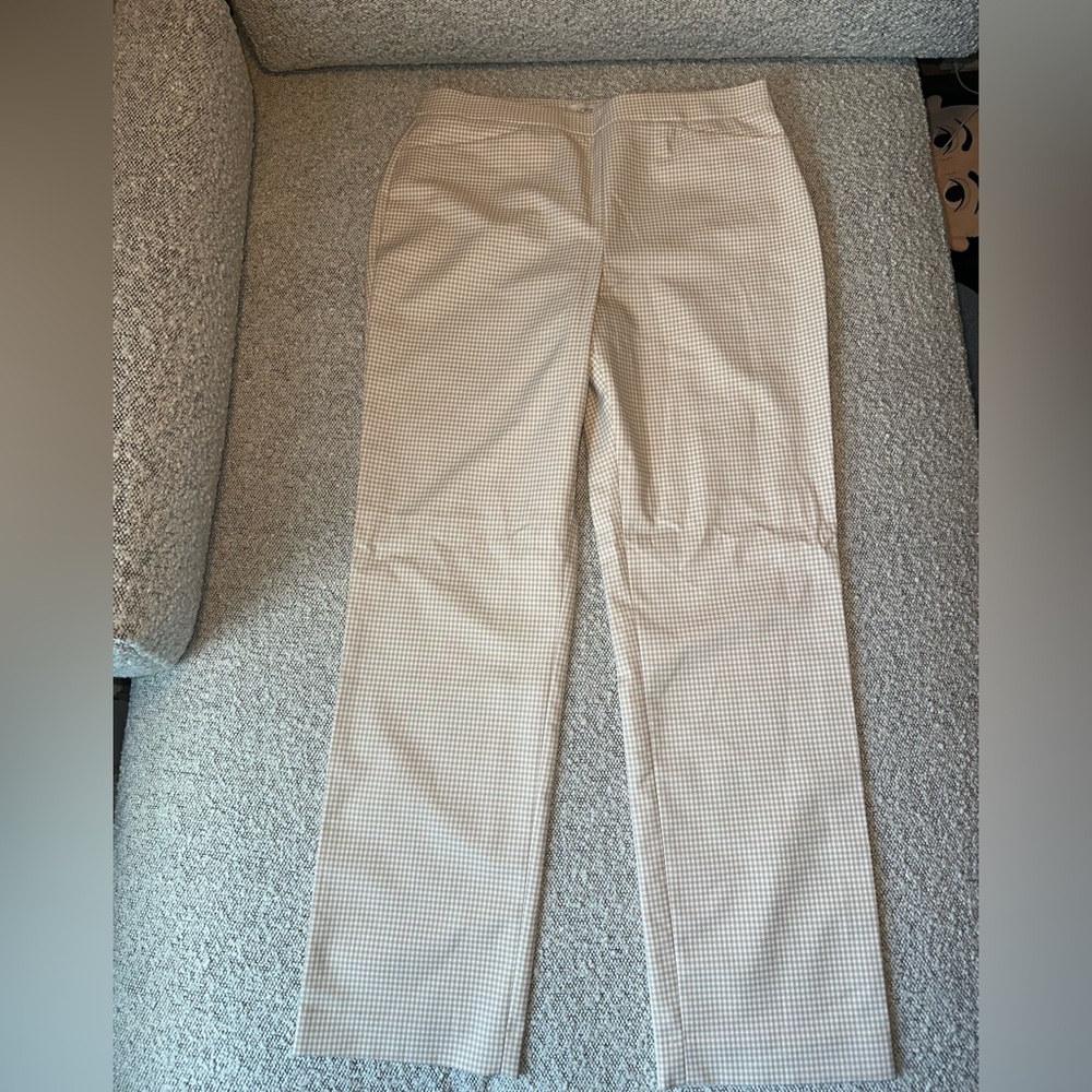NWT | LOFT Cream Ankle Cropped Pants